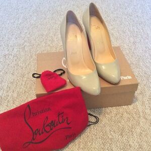 Christian Louboutin Women's Cream Pumps